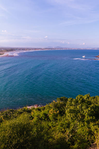 istock The blue sky and the blue Atlantic ocean water 1091117320