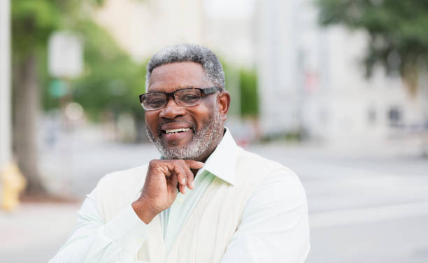 istock Senior African-American man with eyeglasses 1091121750