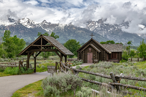 Chapel of the Transfiguration in the Grand Teton National Park, Wyoming