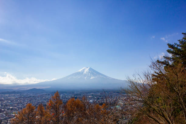 istock Mount Fuji from the high view. 1091142522