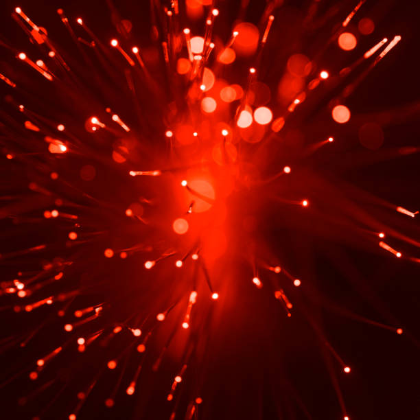 istock An abstract image of defocused red fiber optic light 1091156652