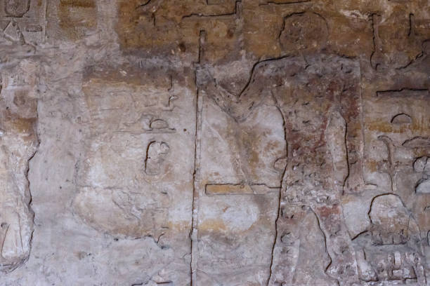 istock Egyptian ancient pictures on the stone wall 1091157860