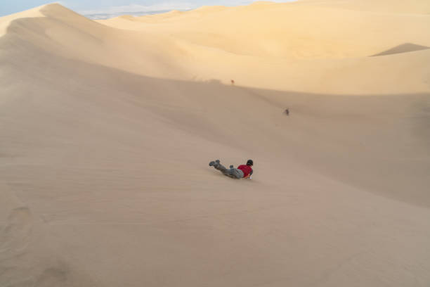 Sandstorm in the Altyn Emel desert.