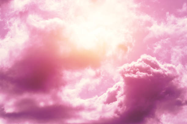 istock Creative background, pink, fluffy, vanilla clouds. The concept of lightness, magic, magic, fairy tale, good. Background for cards, flyers. 1091167876