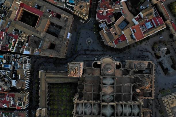 istock Catedral de Sevilla from the air 1091169664