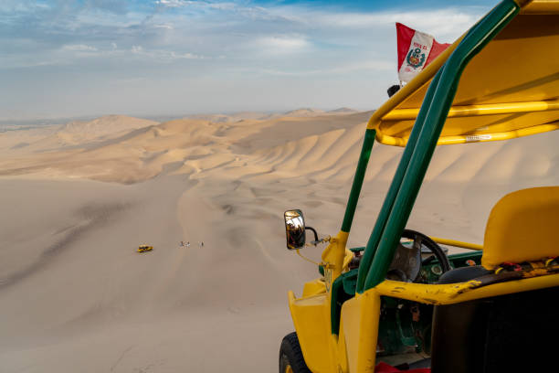 istock Beach buggy on sand dunes in Huacachina, Peru 1091169966