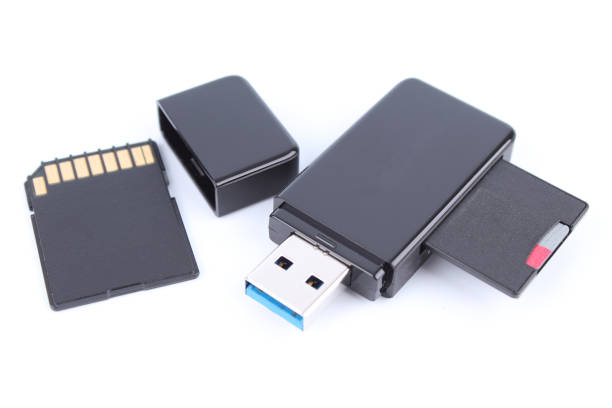 istock USB memory stick or USB flash drive and SD Card or Micro SD isolated on white background 1091179168