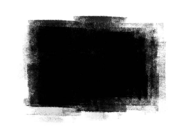 istock Black color graphic patches graphic brush strokes design effect element for background 1091191320