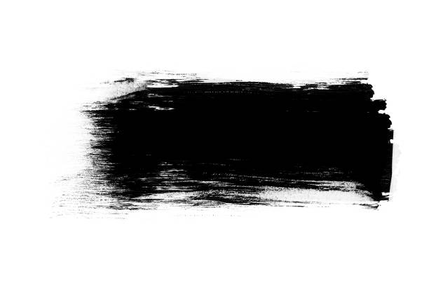 istock Black color graphic patches graphic brush strokes design effect element for background 1091193162