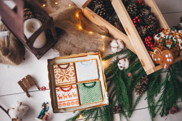 istock Christmas gingerbread. Cooking. 1091195358