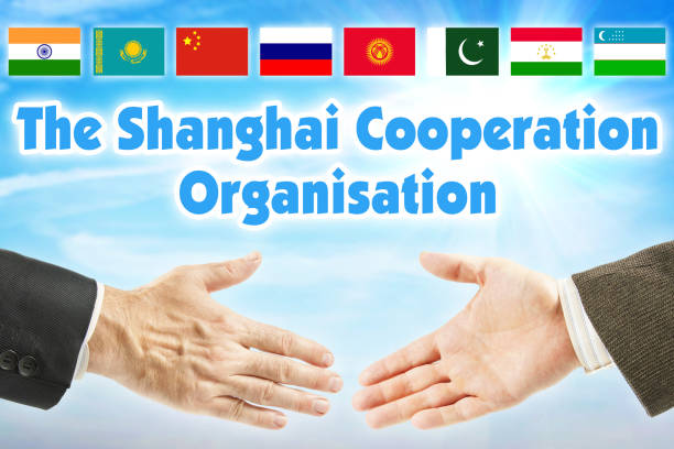 SCO, Shanghai cooperation organization. Economic alliance of some countries of Asia SCO, Shanghai cooperation organization. Economic alliance of some countries of Asia shanghai cooperation organization stock pictures, royalty-free photos & images