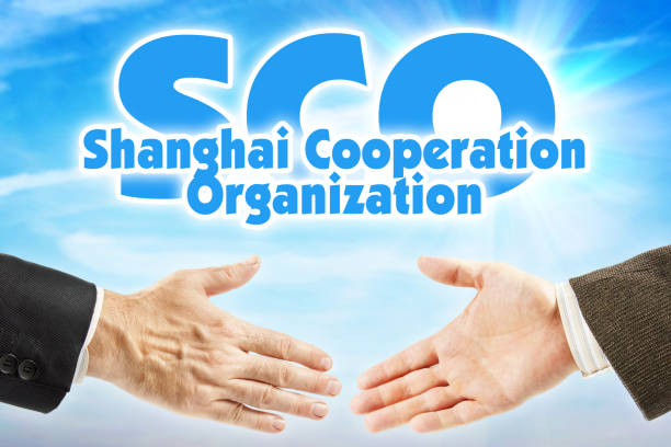 SCO, The Shanghai cooperation organization. International economic alliance of some countries of Asia SCO, The Shanghai cooperation organization. International economic alliance of some countries of Asia shanghai cooperation organization stock pictures, royalty-free photos & images