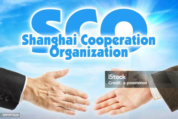 Sco The Shanghai Cooperation Organization International Economic Alliance Of Some Countries Of Asia Stock Photo - Download Image Now