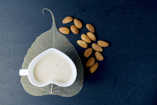 istock almonds milk with almonds in heart shape cup 1091209282