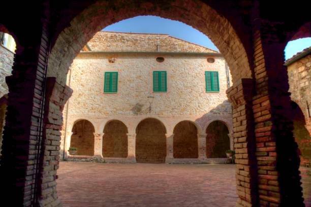 istock Inside view Suvereto Cloister 1091224184