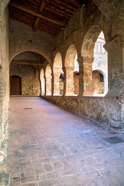 istock Inside view Suvereto Cloister 1091224194