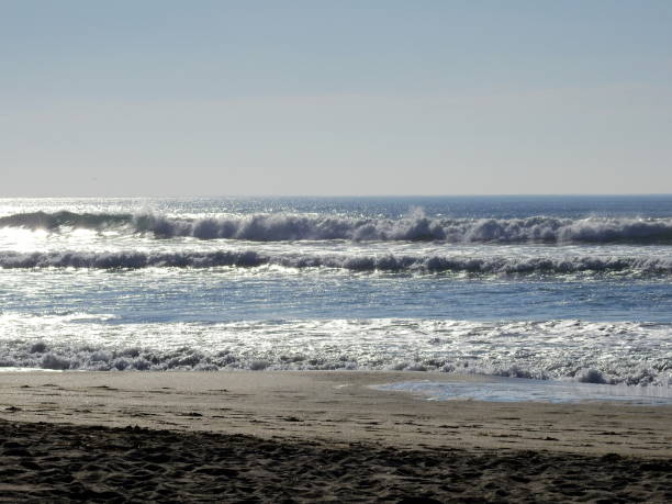 istock Only beach, sand and waves in the Atlantic 1091244296