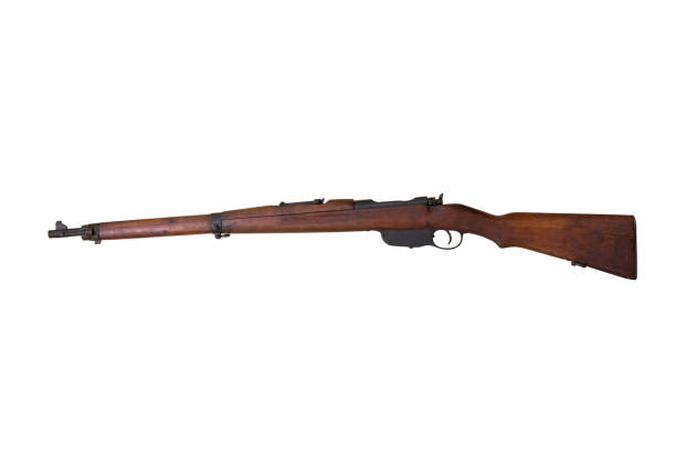 istock Steyr M1895 Rifle Also Known as Steyr-Mannlicher M95 Straight Pull Rifle Isolated On White Background 1091247832