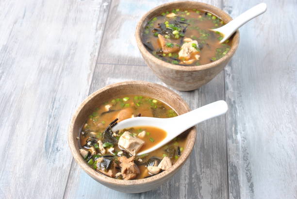 istock Japanese miso soup 1091257812