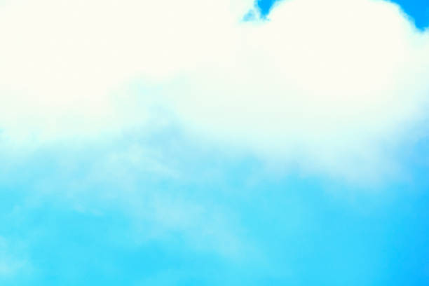 By day The moon is invisible because of the clouds.