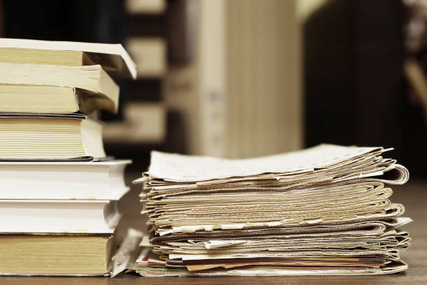 istock Newspapers and books 1091261250