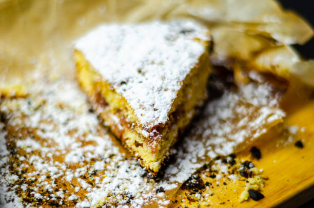 istock closeup on a crumb cake stuffed with strawberry marmalade 1091270660