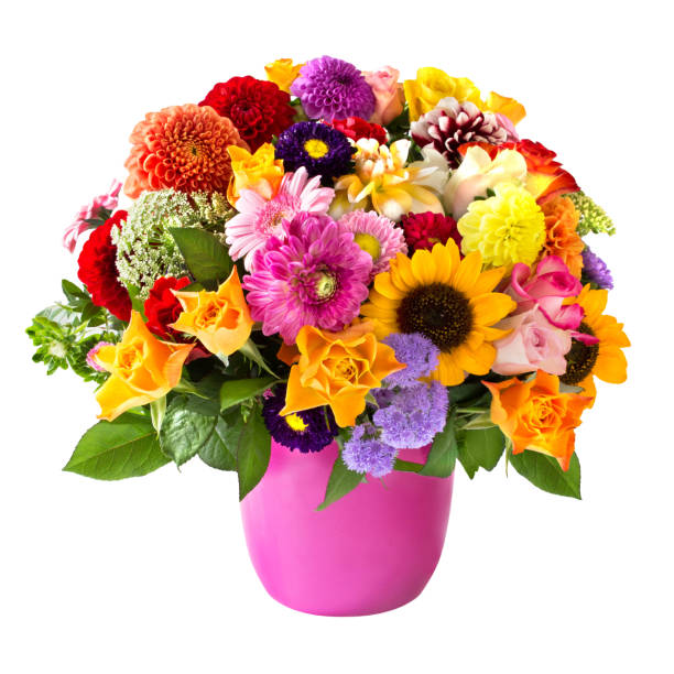 bouquet of flowers - flower bouquet imagens e fotografias de stock