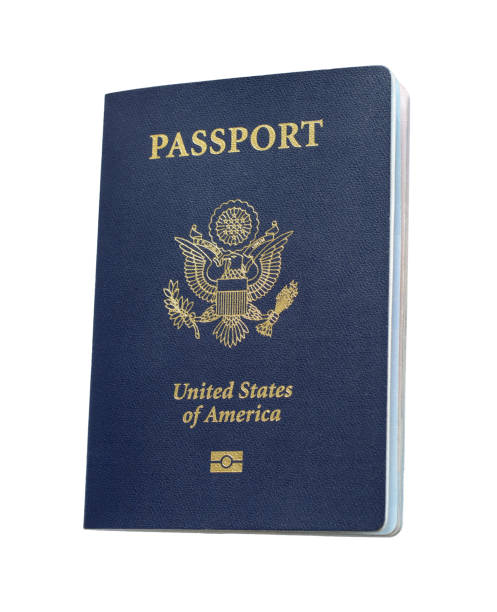 The passport the United States of America The passport the United States of America close up. blue us passport cover stock pictures, royalty-free photos & images