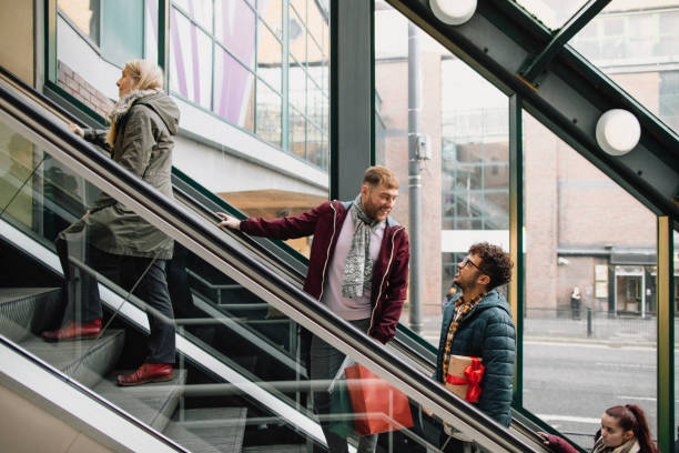 Two Males out Shopping