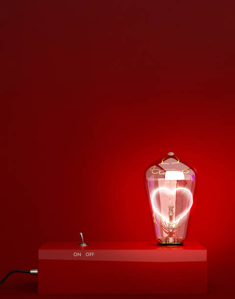 istock bulb of love for valentine's day,3d rendering,3d illustration 1091291294