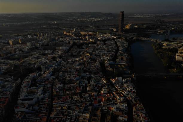 istock Seville aerial view 1091313470