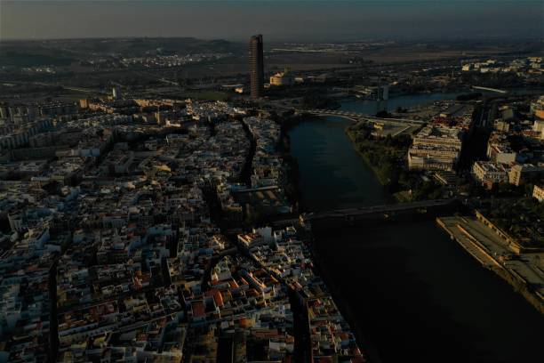 istock Seville aerial view 1091313494