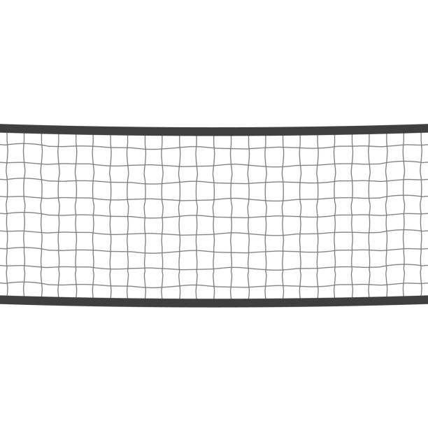 ilustrações, clipart, desenhos animados e ícones de печать - tennis court sport net