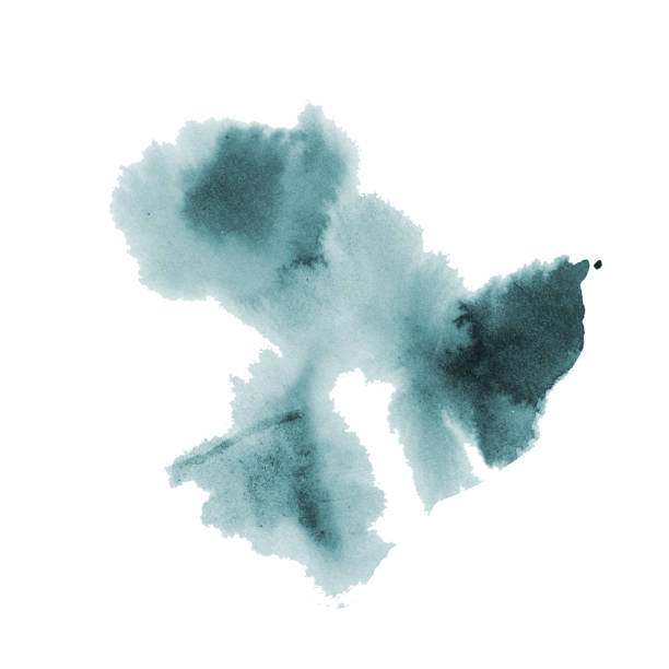 istock Paint brush watercolor stain spot hand drawn 1091324226