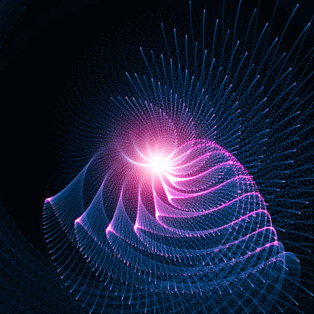 istock Abstract Glowing Curved Lines Background.  Rays Of Light Flowing In Circular Motion 1091327442