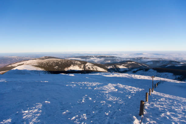 istock Karkonosze (Krkonose) from Sniezka (Snezka), in winter. 1091329122