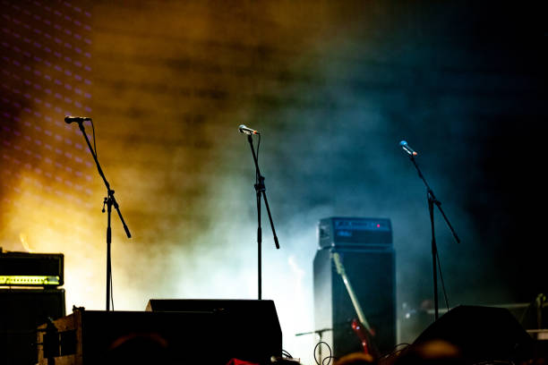 istock Microphones on Concert Stage 1091329736