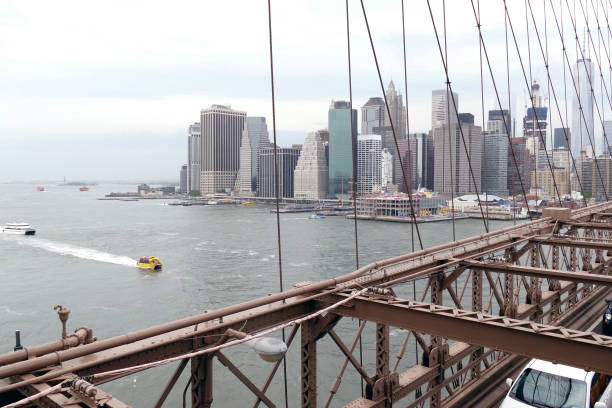 Brooklyn Bridge with Lower Manhattan in the background