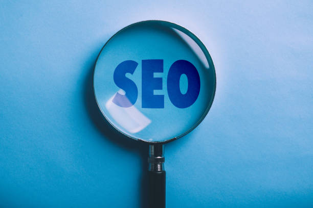 istock SEO Magnifying Glass On Blue 1091340716