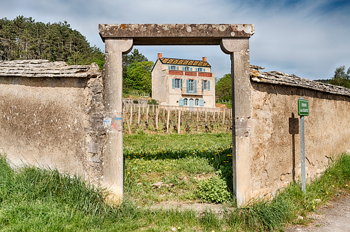 Typical house, exterior view, city of Limoges, department of Haute Vienne, France