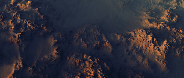 istock Rough rocky landscape. Aerial view. 1091367772
