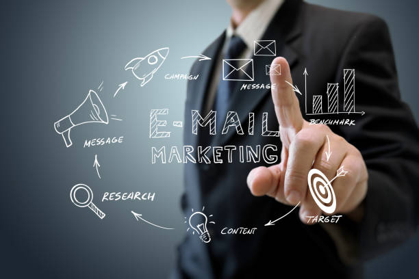 istock Businessman internet email marketing online message communication 1091368466