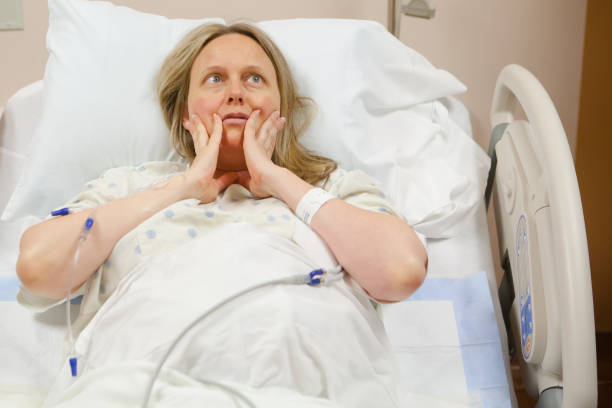istock Woman in Hospital 1091378530