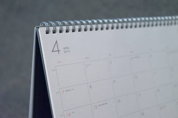 istock the letter April on the 2019 calendar 1091379850