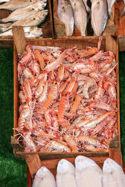 istock Freshly caught lagustins in a wooden box 1091388266