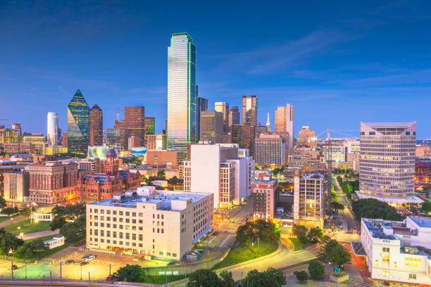 istock Dallas, Texas, USA skyline over Dealey Plaza 1091389530