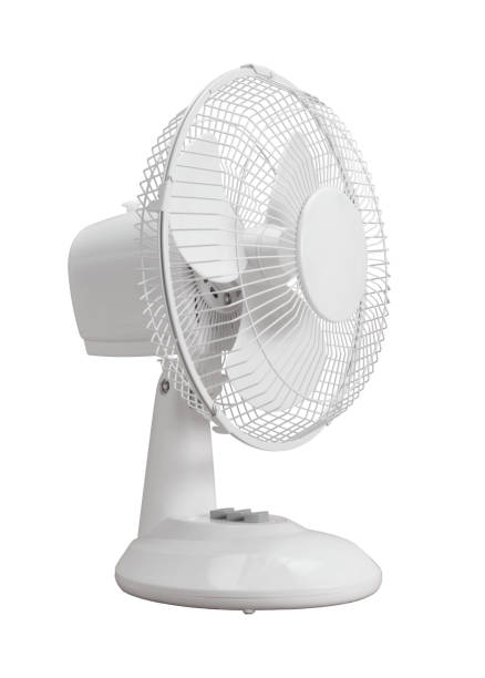 wentylator elektryczny, wentylator izolowany na białym - electric fan ventilator isolated appliance zdjęcia i obrazy z banku zdjęć