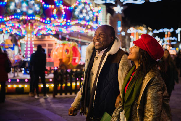 istock Senior Couple Exploring Christmas Markets 1091400288