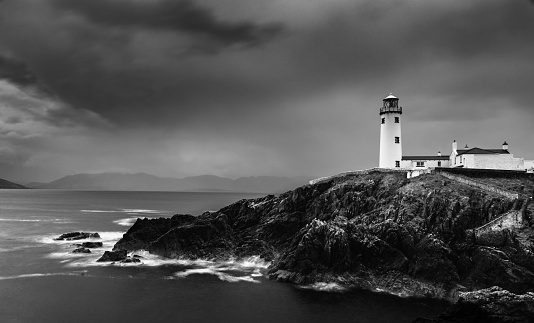 Standing between idyllic Lough Swilly and sandy Mulroy Bay, Fanad Head Lighthouse has been voted one of the most beautiful lighthouses in the world.\