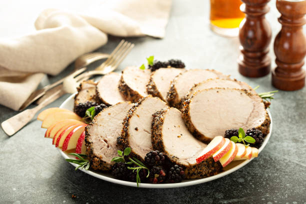 istock Roasted pork loin with dry rub 1091401328